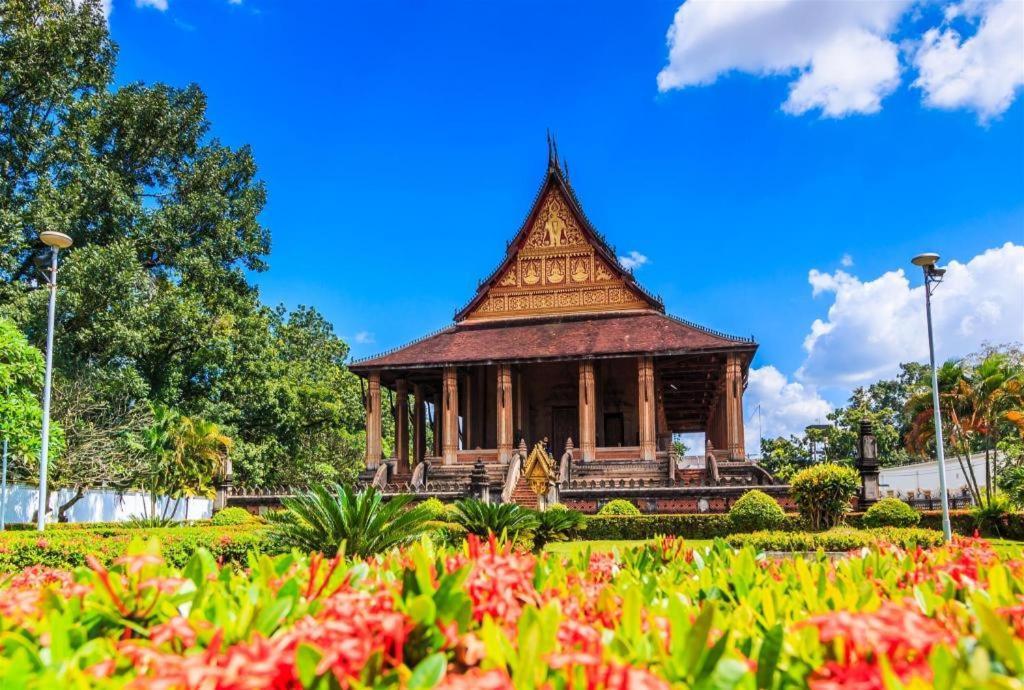 Chaleunehoung Hotel Viêng Chăn Ngoại thất bức ảnh